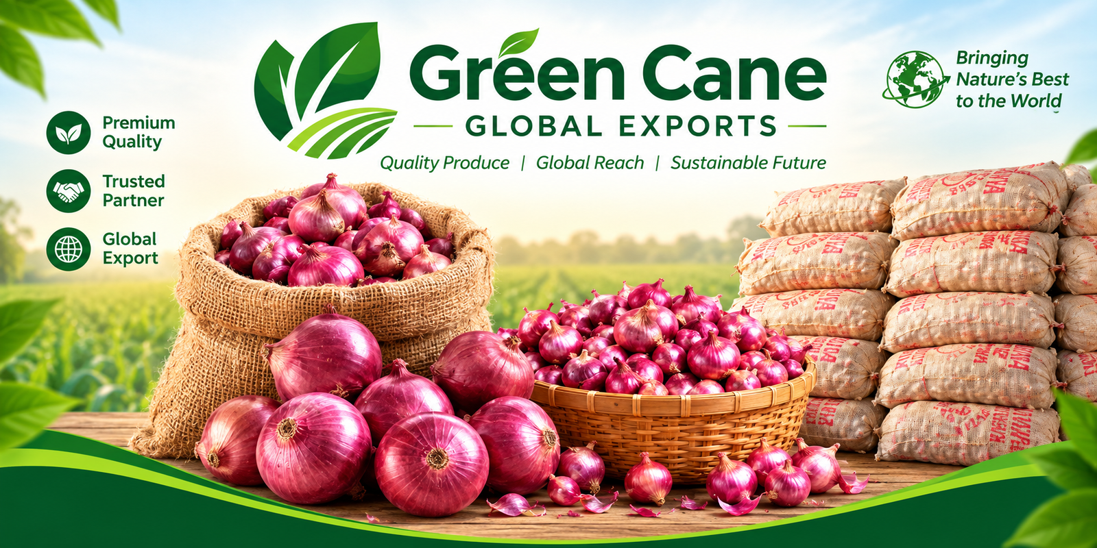 Home green cane global exports banner